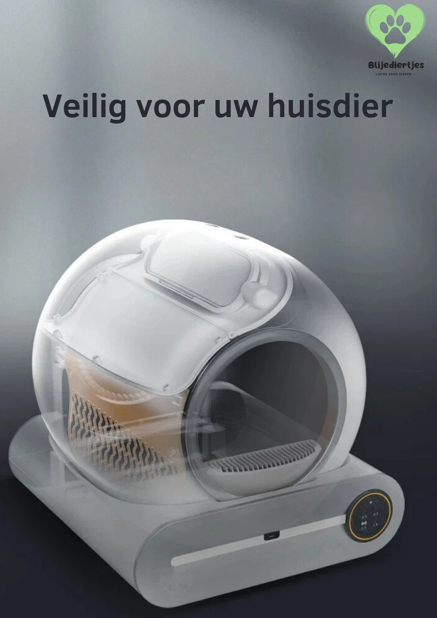 Château Miauw™ - De zelfreinigende kattenbak - Blijediertjes Blijediertjes Château Miauw™ Blijediertjes Château Miauw™ - De zelfreinigende kattenbak