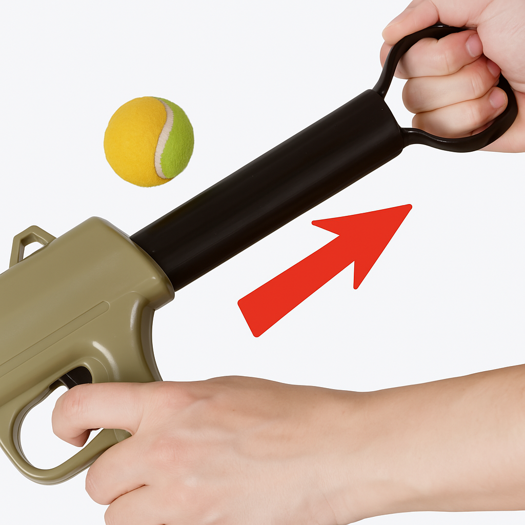 Tennisballenkanon voor Honden