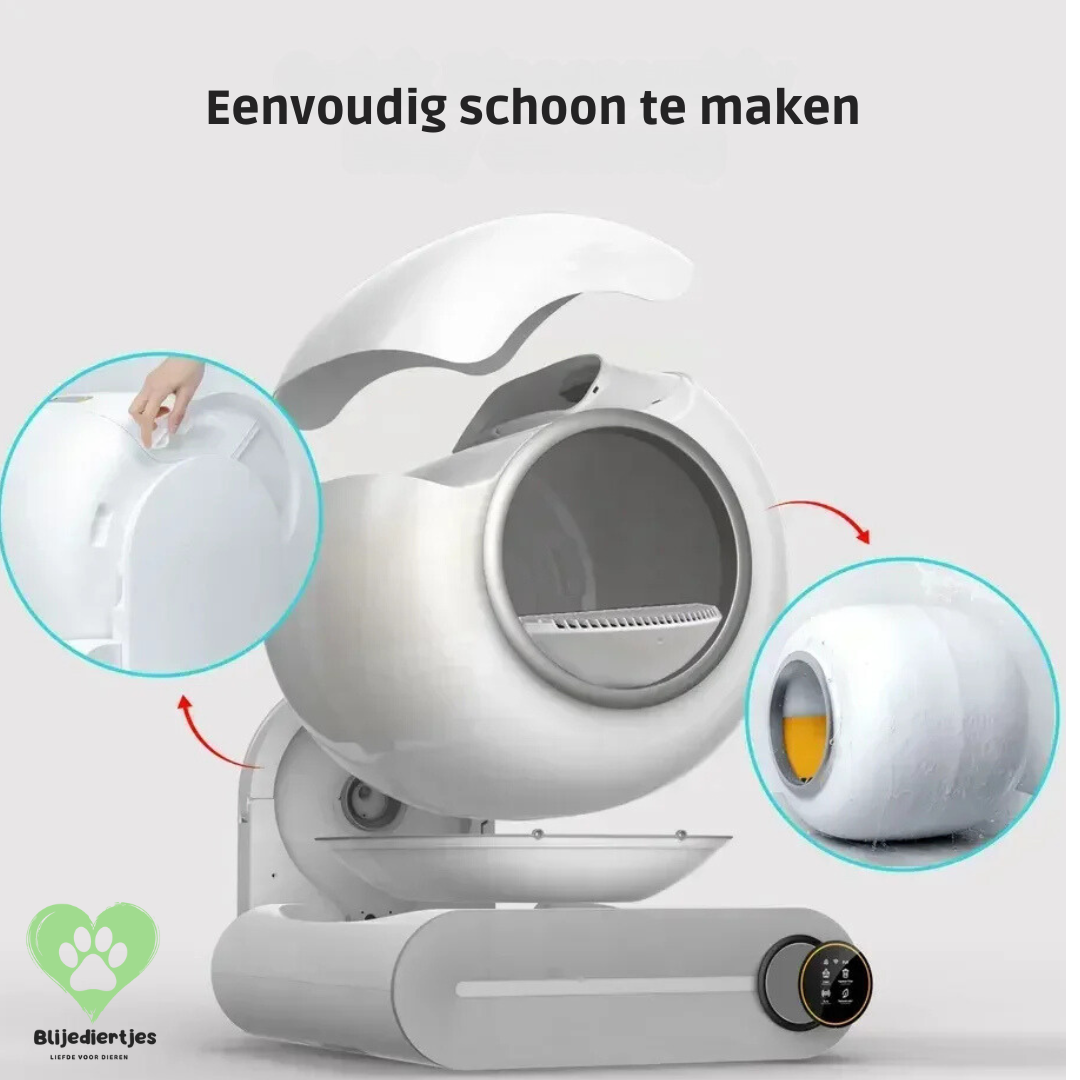 Château Miauw™ - De zelfreinigende kattenbak - Blijediertjes Blijediertjes Château Miauw™ Blijediertjes Château Miauw™ - De zelfreinigende kattenbak