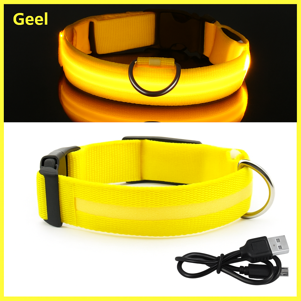 LED Halsband voor Honden
