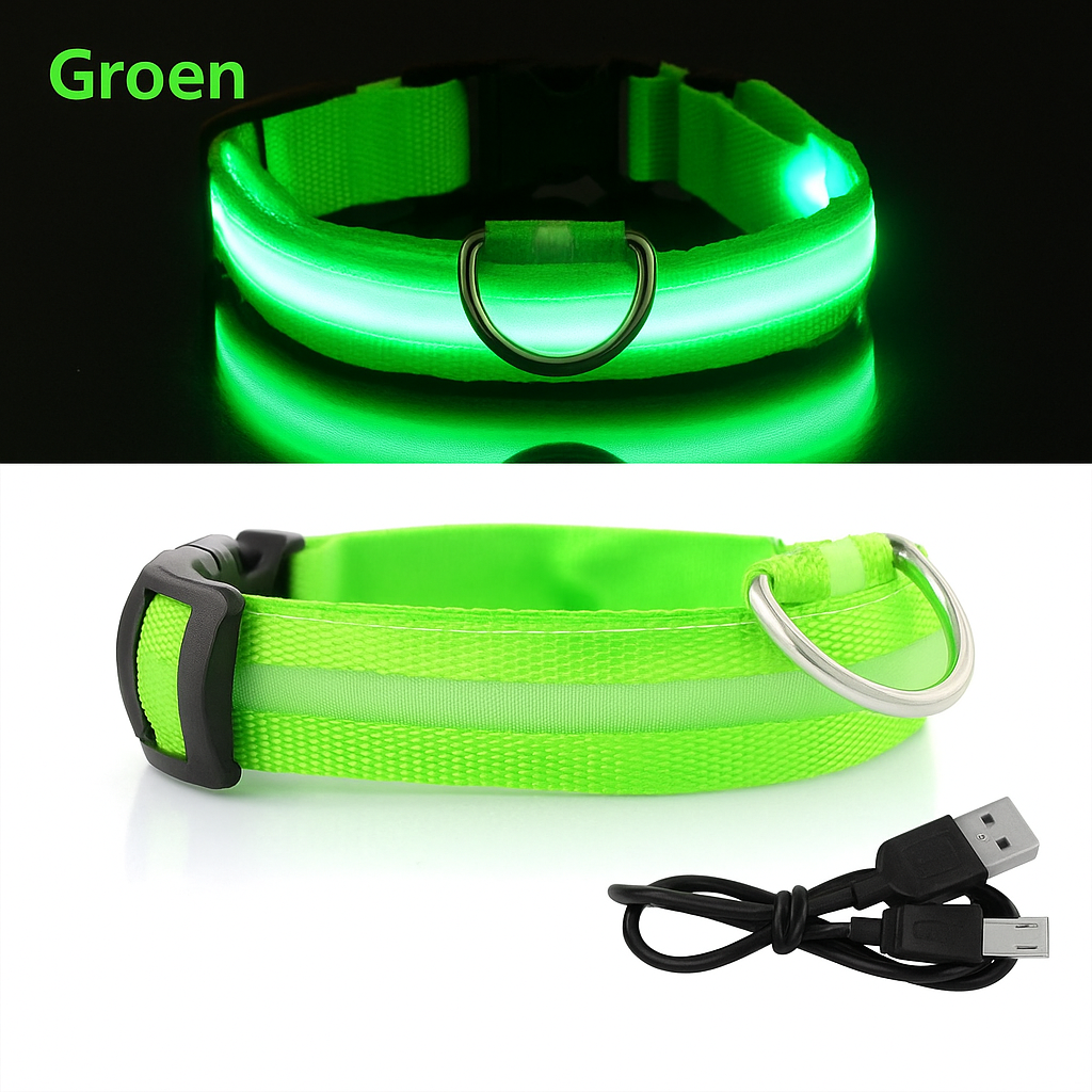 LED Halsband voor Honden