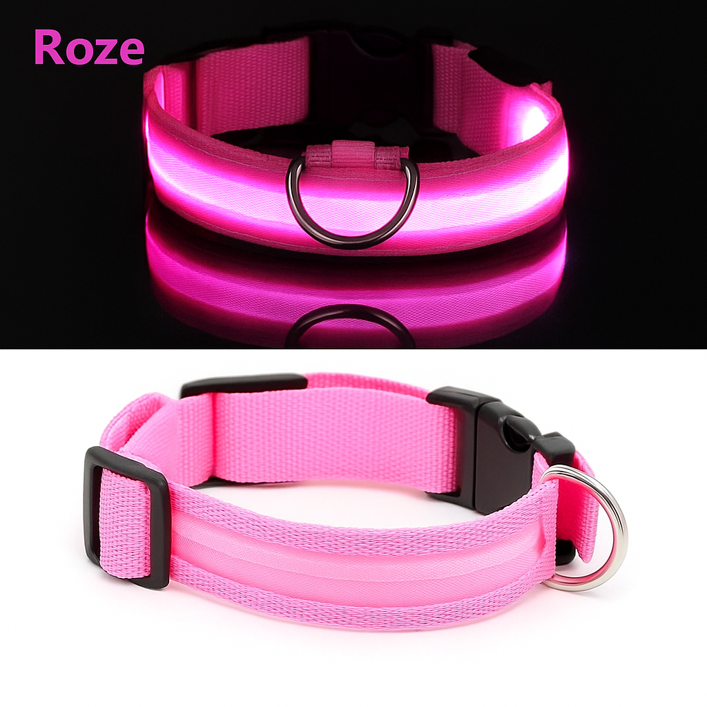 LED Halsband voor Honden