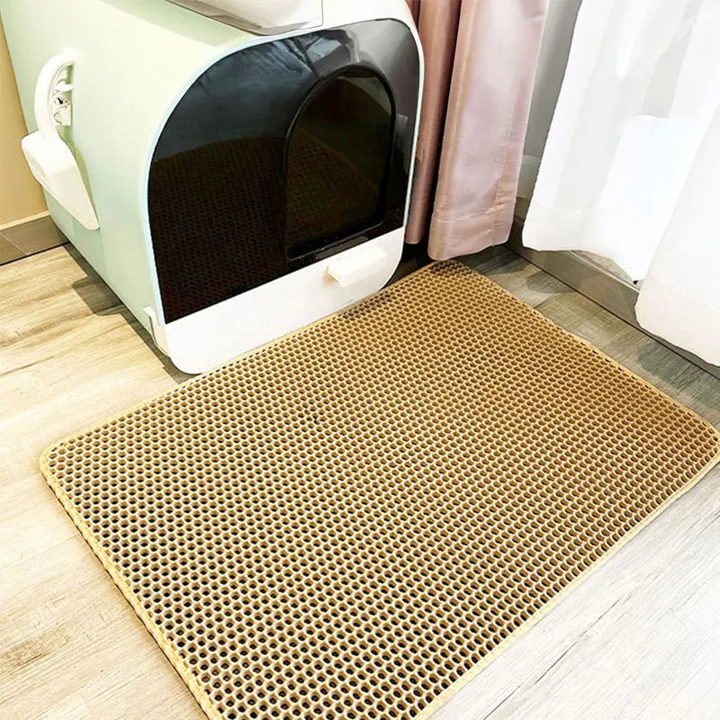 PawClean™ Kattenbakmat – Slim, Schoon & Comfortabel 🐾✨ - Blijediertjes Blijediertjes Zwart / S 45x60cm Blijediertjes PawClean™ Kattenbakmat – Slim, Schoon & Comfortabel 🐾✨