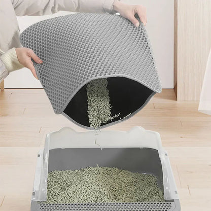 PawClean™ Kattenbakmat – Slim, Schoon & Comfortabel 🐾✨ - Blijediertjes Blijediertjes Zwart / S 45x60cm Blijediertjes PawClean™ Kattenbakmat – Slim, Schoon & Comfortabel 🐾✨