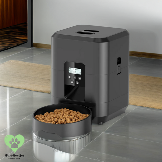 FeedBuddy – Slim, Betrouwbaar en Altijd Verbonden! 🐾 - Blijediertjes Blijediertjes FeedBuddy Noir Blijediertjes FeedBuddy – Slim, Betrouwbaar en Altijd Verbonden! 🐾