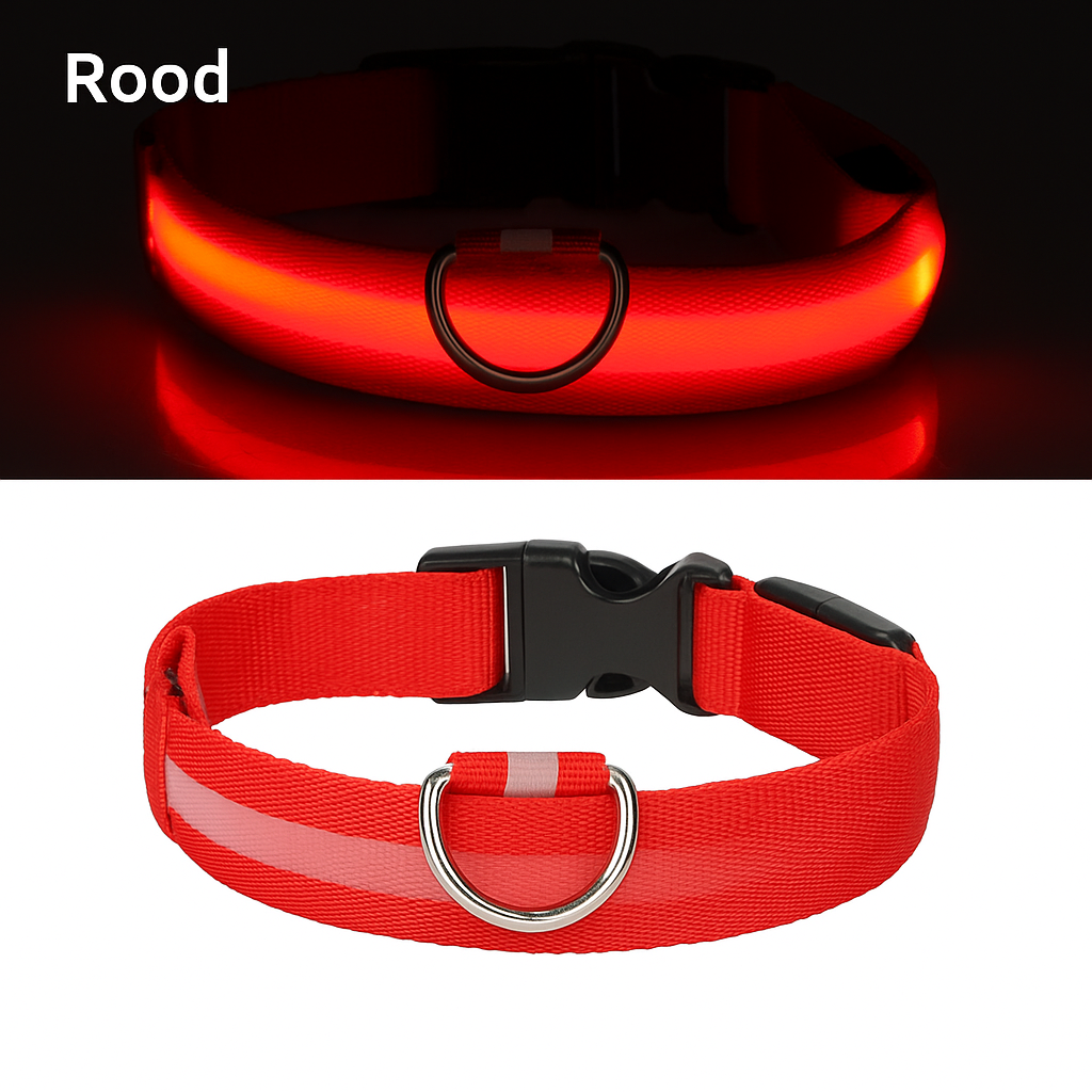 LED Halsband voor Honden