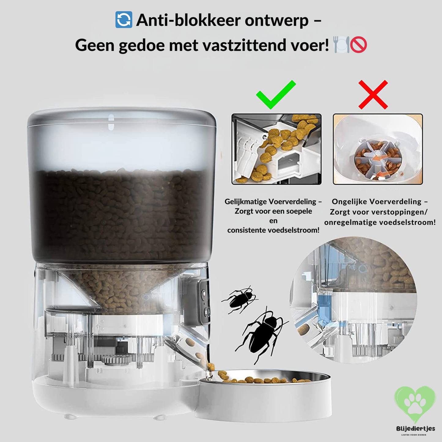 SmartFeeder™ – Slimme Voerautomaat voor Jouw Huisdier 🐾 - Blijediertjes Blijediertjes ⚫ Midnight Snack Blijediertjes SmartFeeder™ – Slimme Voerautomaat voor Jouw Huisdier 🐾